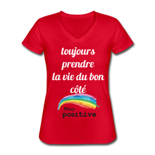 Charger l&#39;image dans la galerie, T-shirt col V Femme - JEMSO
