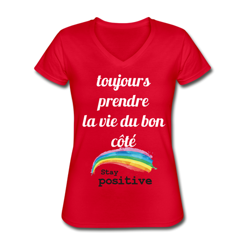 T-shirt col V Femme - JEMSO