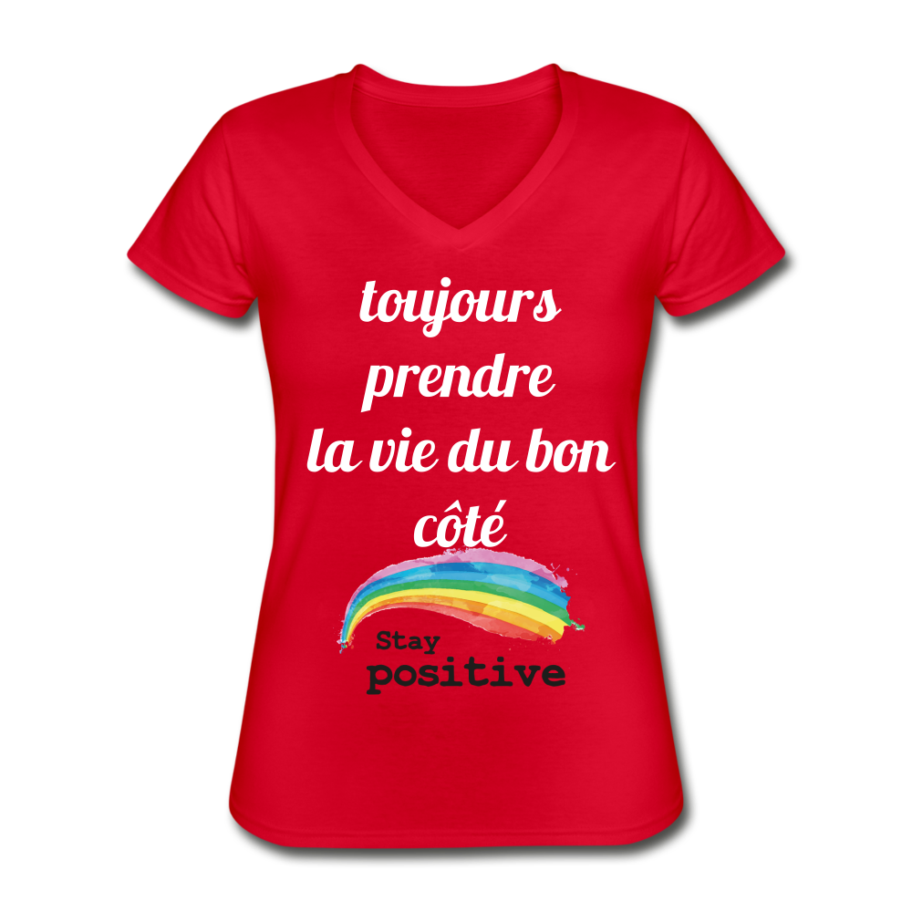 T-shirt col V Femme - JEMSO