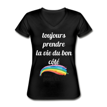 Charger l&#39;image dans la galerie, T-shirt col V Femme - JEMSO
