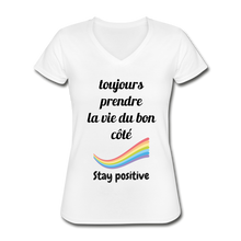 Charger l&#39;image dans la galerie, T-shirt classique col V Femme - JEMSO
