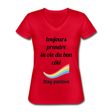 Charger l&#39;image dans la galerie, T-shirt classique col V Femme - JEMSO
